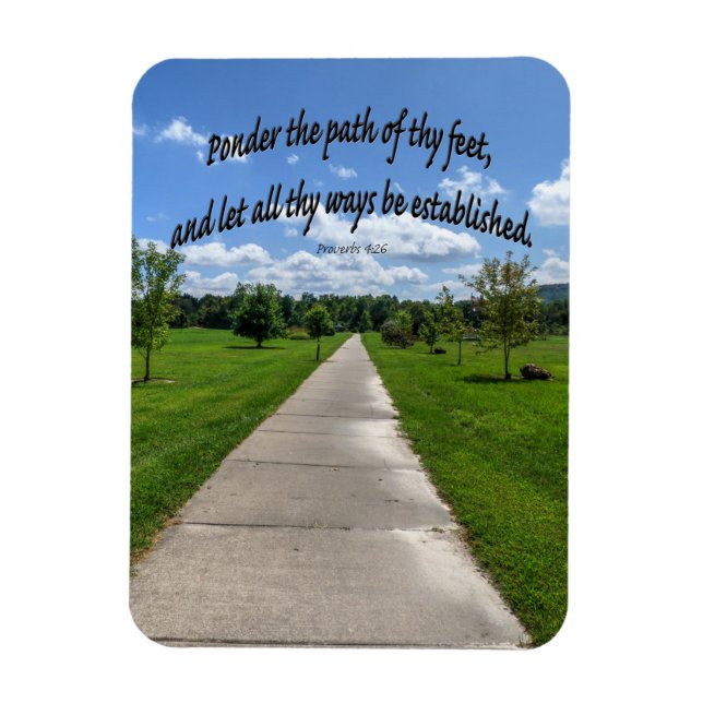 Imán Proverbios 4:26 (Vertical)