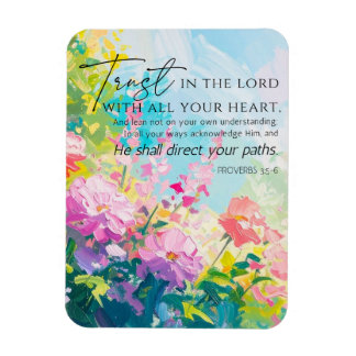 Imán Proverbs 9:10 The fear of the Lord Abstract Floral