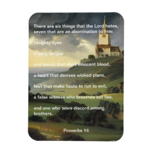 Imán Proverbs Magnet