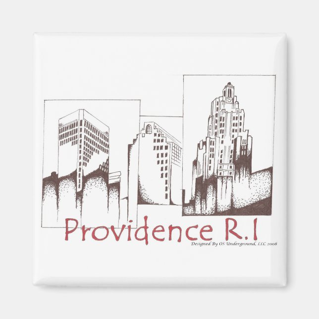 Imán Providence RI Magnet (Frente)