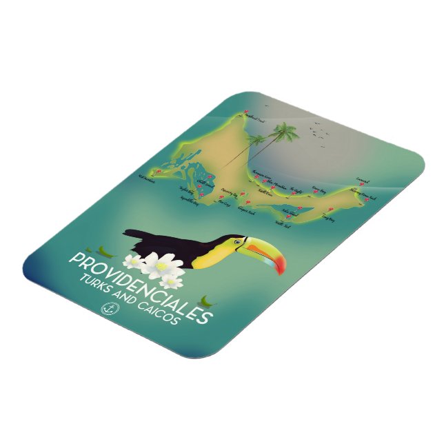 Imán Providenciales turcos y caicos (Lado Izquierdo)