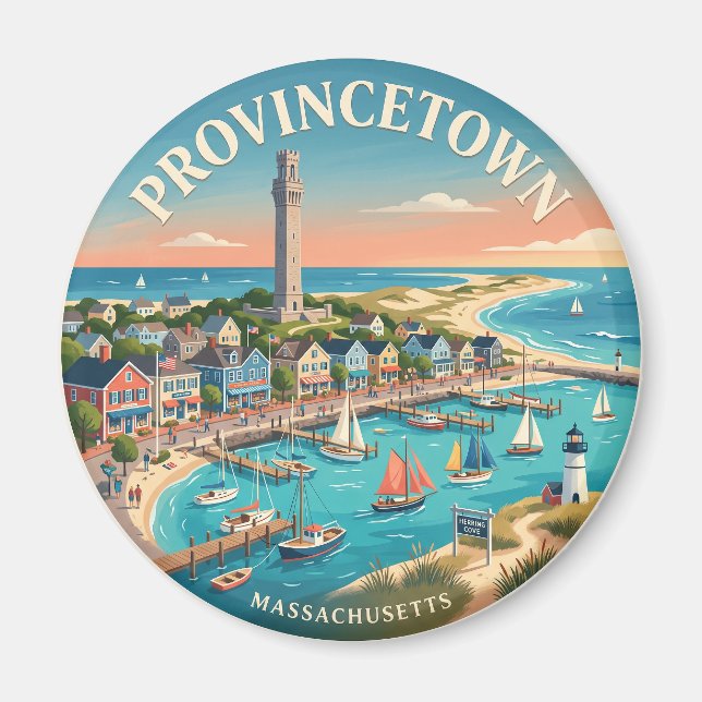 Imán Provincetown EE. UU. (Frente)