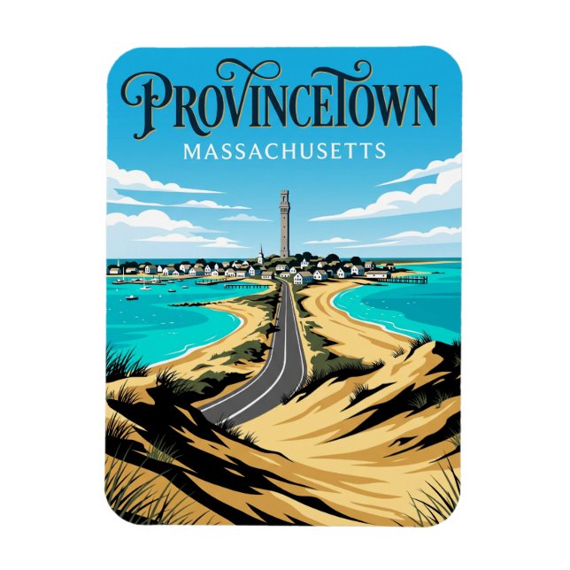 Imán Provincetown EE. UU. (Vertical)