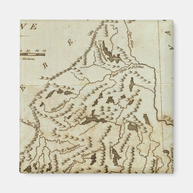 Imán Provincia de Maine (Frente)