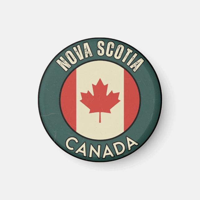 Imán Provincia de Nueva Escocia Canadá (Frente)