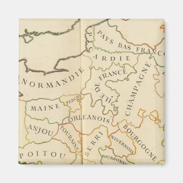 Imán Provincias de Francia (Frente)