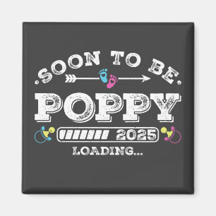 Imán Próximamente Poppy 2025 Cargando Cuadrado