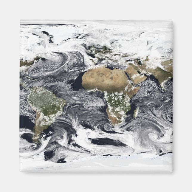 Imán Proyección cilíndrica equidistante (Frente)