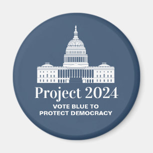 Imán Proyecto 2024 Votación por la democracia