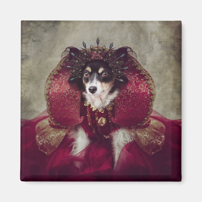 Imán Proyecto de Mascotas de refugio - Peggy Sue (Frente)