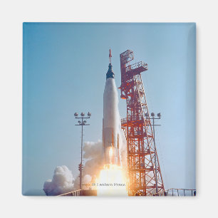 Imán Proyecto MAMÁES de mercurio-9 Lanzamiento, Fe 7