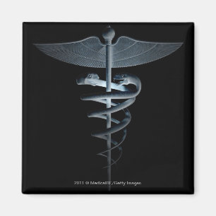 Imán Proyector en un caduceo médico