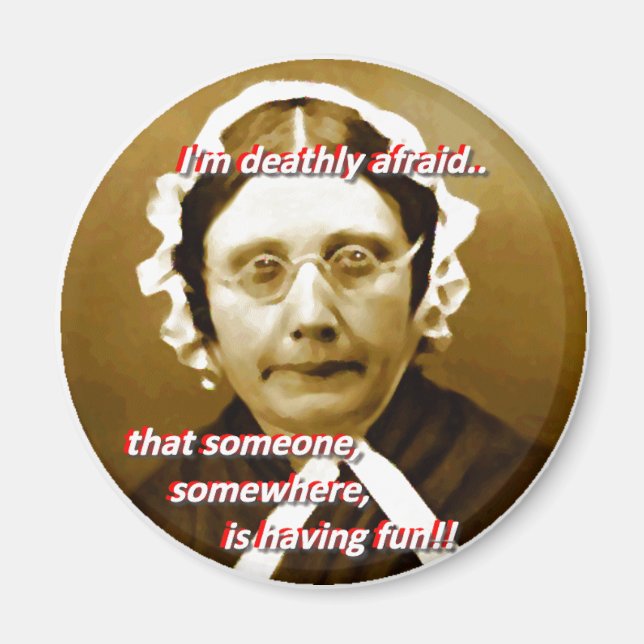 Imán Prudence Prude siempre se preocupa de que la gente (Frente)