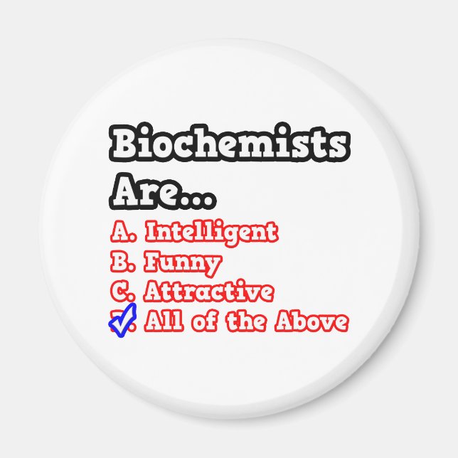 Imán Prueba bioquímica...Chiste (Frente)