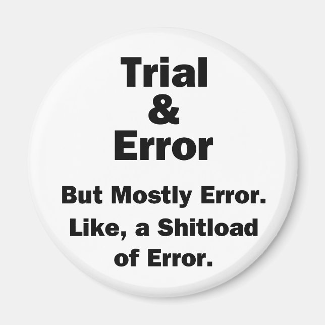 Imán Prueba y error (Frente)