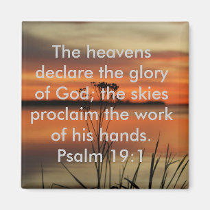 IMÁN PSALM 19:1 CRONOLOGÍA BIBLOSA HEAVENS DECLARE GLOR
