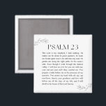 Imán Psalm 23 The Lord is My Shepherd<br><div class="desc">Add a touch of faith to your everyday space with this elegant Psalm 23 magnet. Designed in a clean, minimalist style with soft neutral tones, this Scripture magnet is perfect for your fridge, office board, or any magnetic surface. Featuring the comforting words of Psalm 23, it serves as a daily...</div>