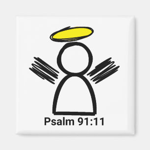 IMÁN PSALM 91:11 ANGEL MAGNET