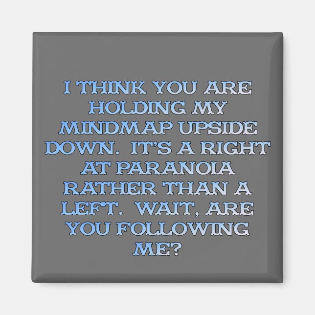 Imán Psicología: estudio de personas paranoicas (Frente)