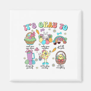 Imán Psicólogo Bunny Easter Day