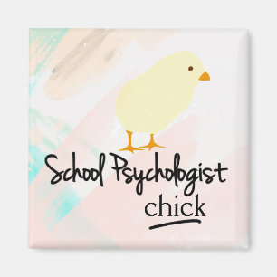 Imán Psicólogo Escolar Chick (Magnet)