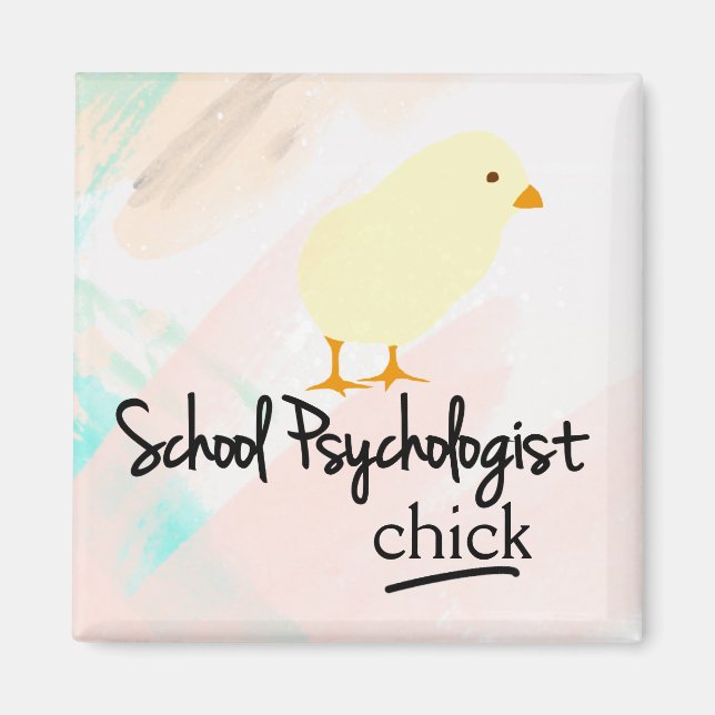 Imán Psicólogo Escolar Chick (Magnet) (Frente)