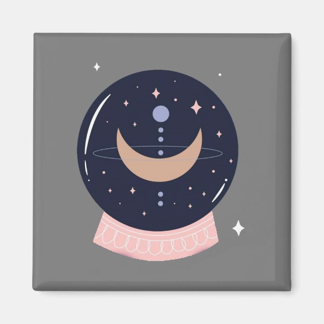 Imán Psíquico de bola de cristal (Frente)