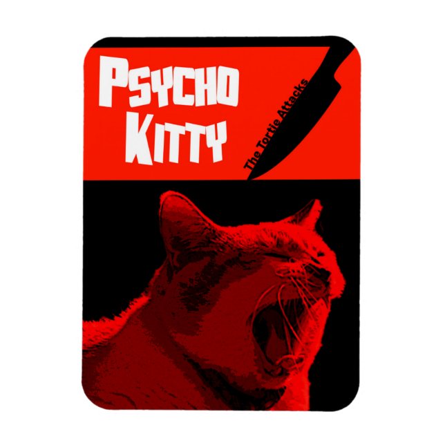 Imán Psycho Kitty Magnet (Vertical)