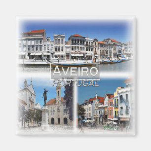 Imán PT0034 Europa, Portugal, Aveiro, nevera