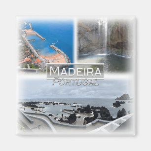 Imán PT0035 Europa, Portugal, Isla Madeira, nevera
