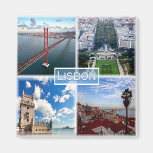 Imán PT Lisboa - El puente 25 de abril - Río Tajo -