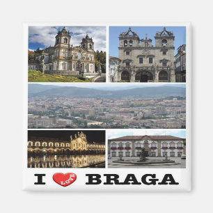 Imán PT - Portugal - Braga - Me encanta - Collage