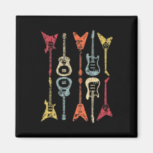 Imán Púa de guitarra Retro Vintage Para Los Guitaristas