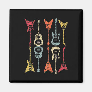 Imán Púa de guitarra Retro Vintage Para Los Guitaristas