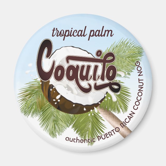 Imán Publicidad comercial de Coquito Coconut (Frente)