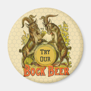 Imán Publicidad de la cerveza de cabra