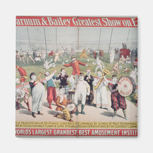 Imán Publicidad de poster el Barnum