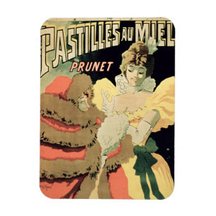 Imán Publicidad de poster "pastillas de la miel" por