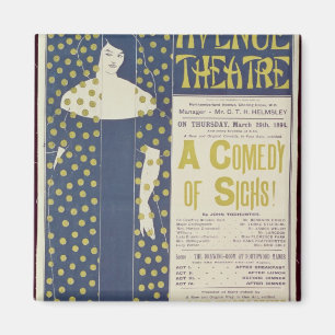 Imán Publicidad de poster una comedia de suspiros