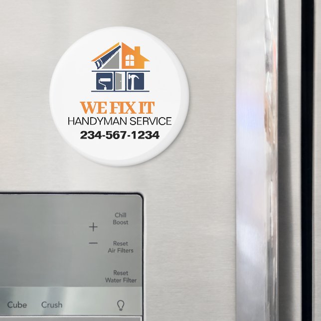 Imán Publicidad de servicio de Handyman (In situ (nevera))