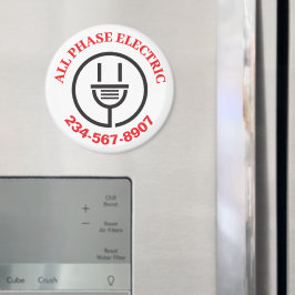 Imán Publicidad de servicio eléctrico profesional