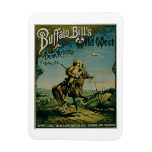 Imán Publicidad para 'Buffalo Bill's Wild West and Co