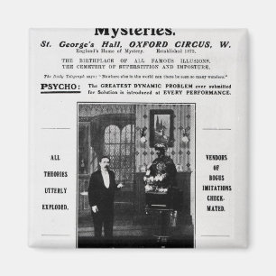Imán Publicidad para los misterios de Maskelyne y Devan
