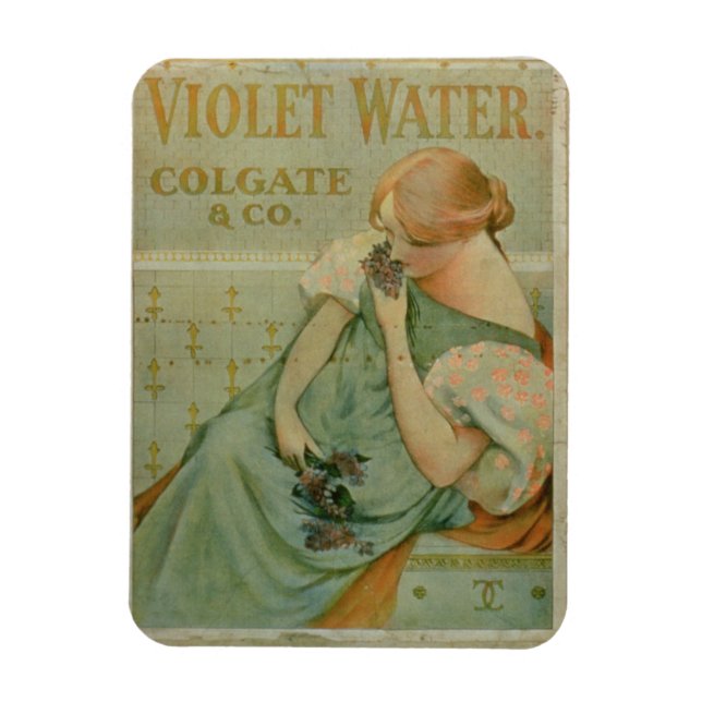 Imán Publicidad poster 'Agua Violeta', de Colgate & Co (Vertical)