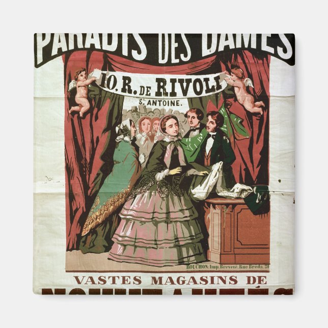 Imán Publicidad poster 'Au Paradis des Dames' (Frente)