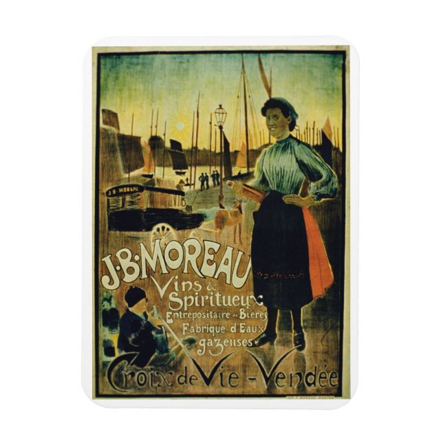 Imán Publicidad poster 'Croix de Vie', realizada por J. (Vertical)