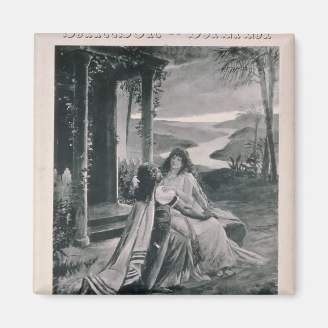 Imán Publicidad poster 'Samson y Dalila' (Frente)