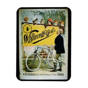Imán Publicidad poster "Whitworth Cycles", París (color