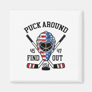 Imán Puck Around Y Descubre Divertido Hockey