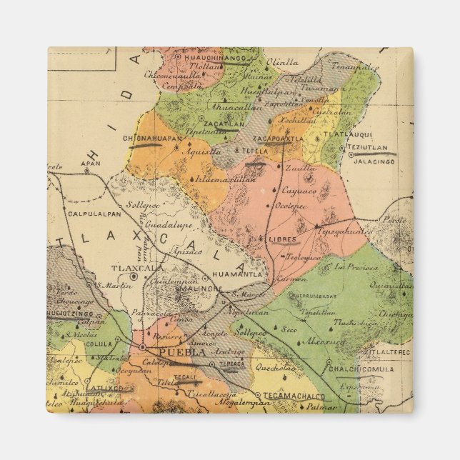 Imán Puebla, México (Frente)